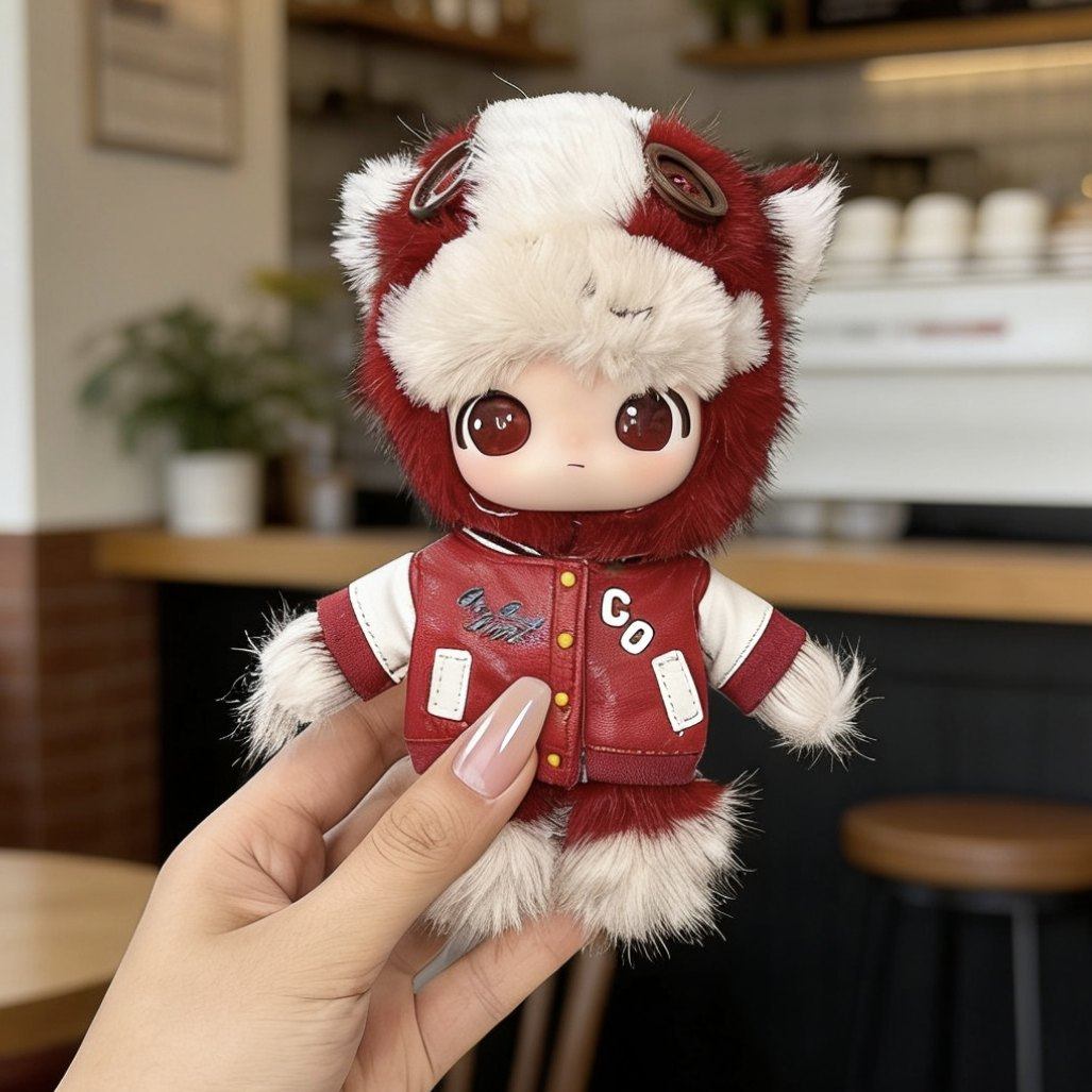 马力全开娃衣dimoo通关马娃衣服15cm毛绒挂件可爱红新年喜庆着替,淘宝优惠券,粉丝福利购,淘宝优惠卷