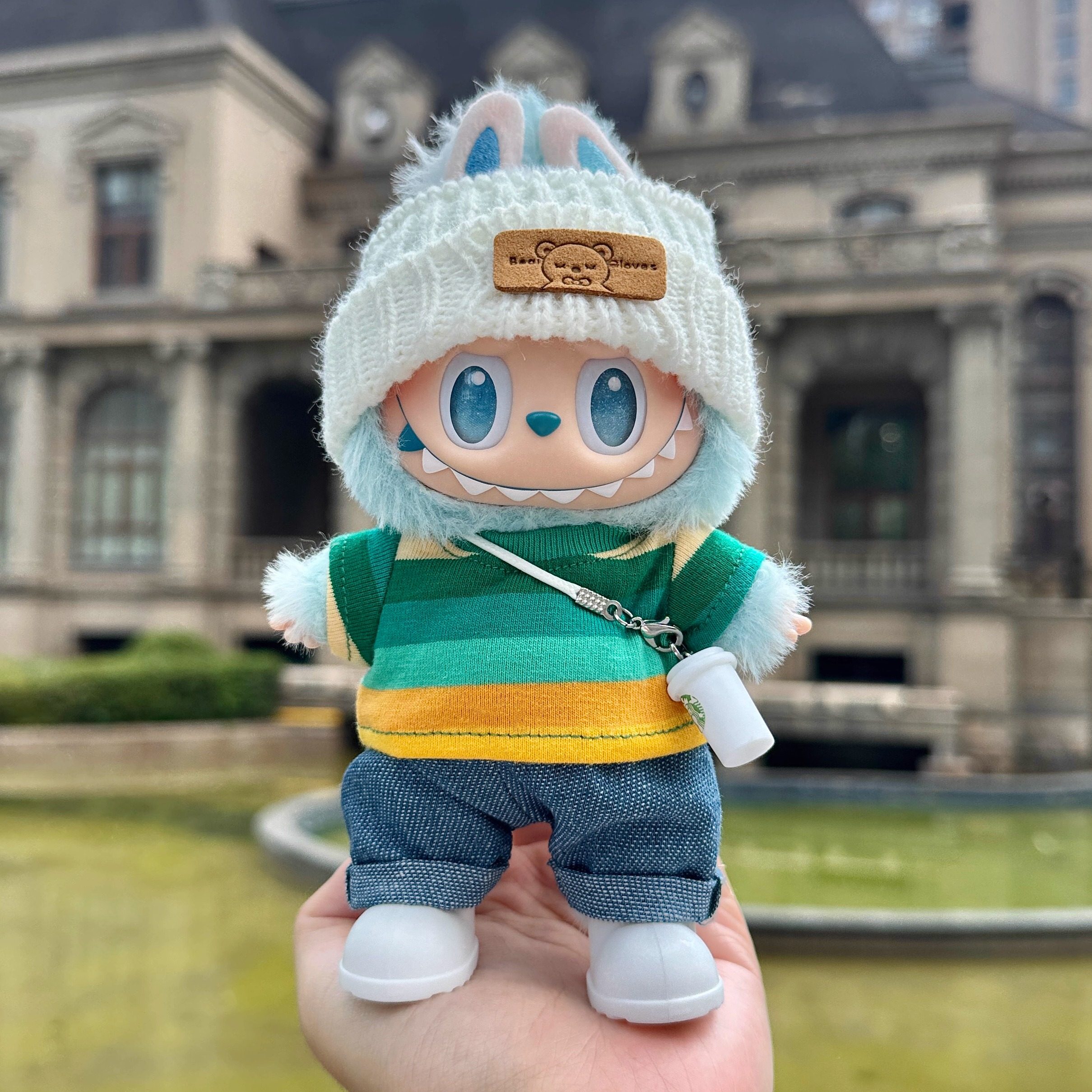 labubu娃衣新年一二三代前方高能搪胶3.0希望平静17cm拉布布衣服,淘宝优惠券,粉丝福利购,淘宝优惠卷