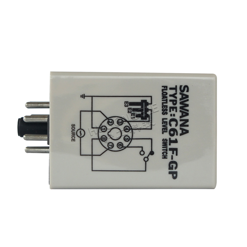 SAWANA水位控制器 液位继电器C61F-GP AC110V AC220V 8脚液位控制 - 图3