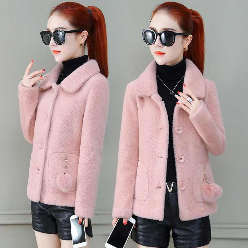 小个子黄金水貂绒女士2020年短外套 梦思城短外套