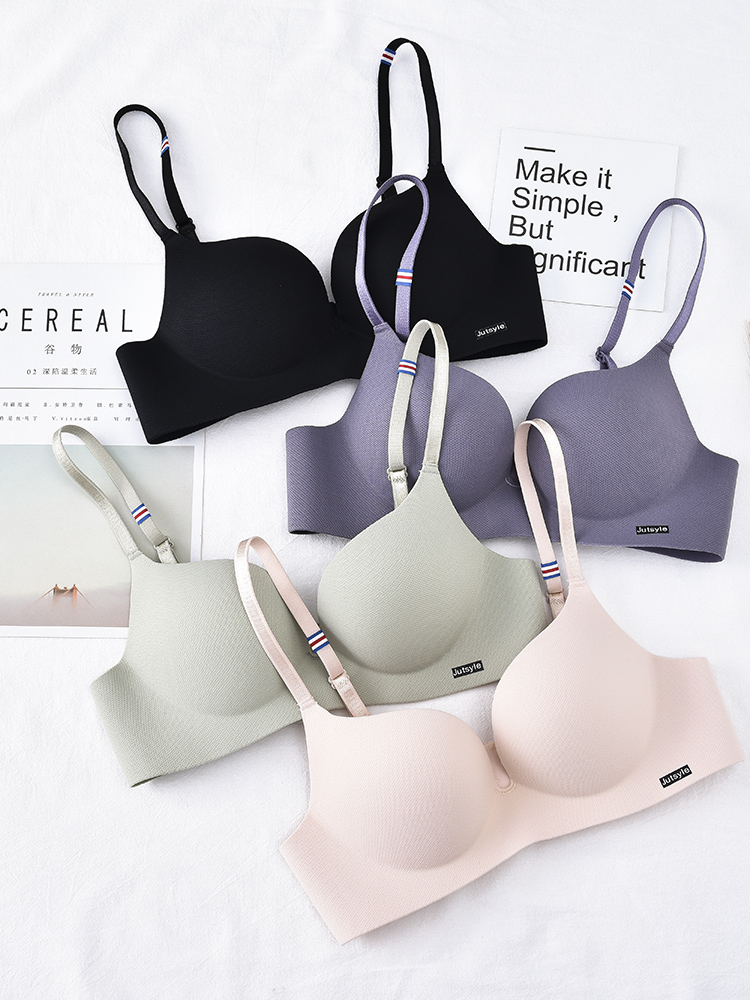 珍莉芬内衣旗舰店美国珍莉芬【直营正品】一片式英伦文胸套装无钢圈厚薄款女士内衣1