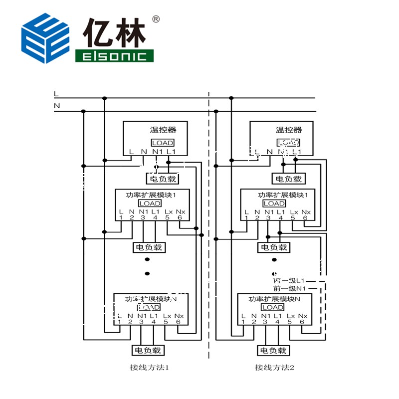 正品亿林地暖温控器功率扩展模块电暖负载增容分配器R9200 包邮 - 图2