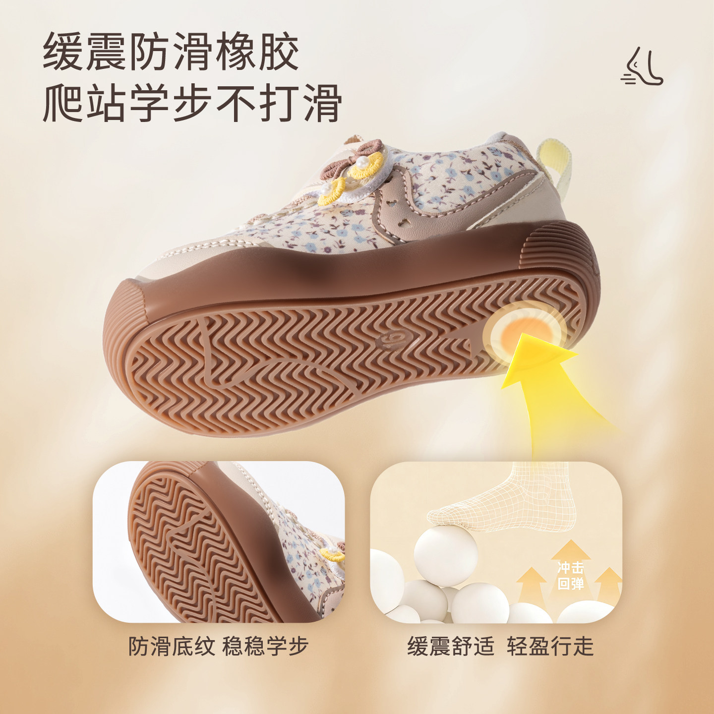 学步鞋女宝宝2026春秋新款婴幼儿鞋子女童包头软底透气儿童公主鞋,淘宝优惠券,粉丝福利购,淘宝优惠卷