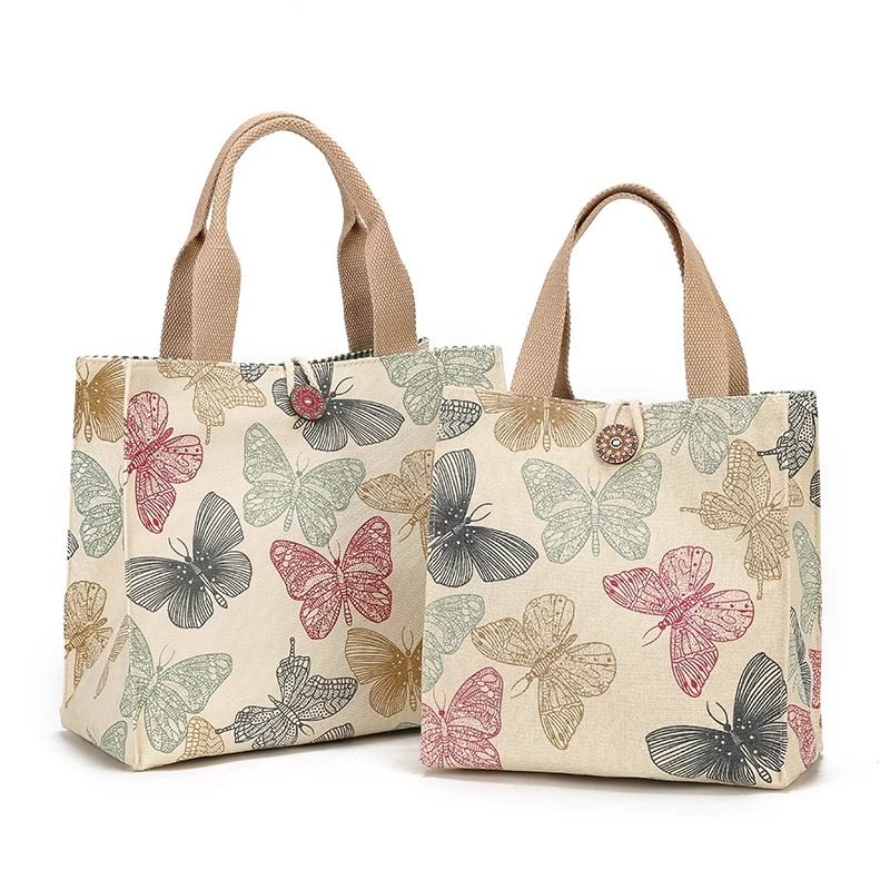 2025新款帆布包手提便当包妈咪包盒饭包女生时尚通勤上班族带饭包,淘宝优惠券,粉丝福利购,淘宝优惠卷