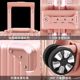 Travel box small aluminum frame 200-universal wheel