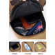 Men's waist bag canvas multi-layer multi-pocket large capacity