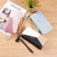 Women's hand wallet women's long three-color stitching contrasting colors