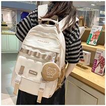 School Bag Children Girl Pupil Letters Backpack Summer Junior High School High School Students High Quality Double Shoulder Bag