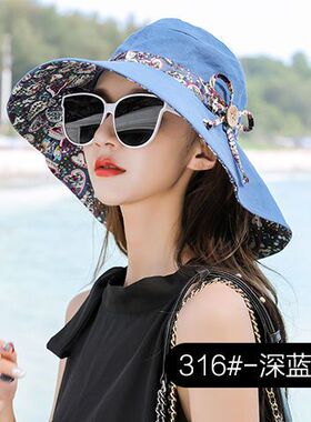 帽子女士夏季韩版遮阳帽太阳帽