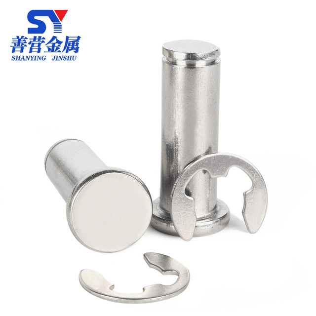 304 stainless steel flat head with slotted pin cylinder