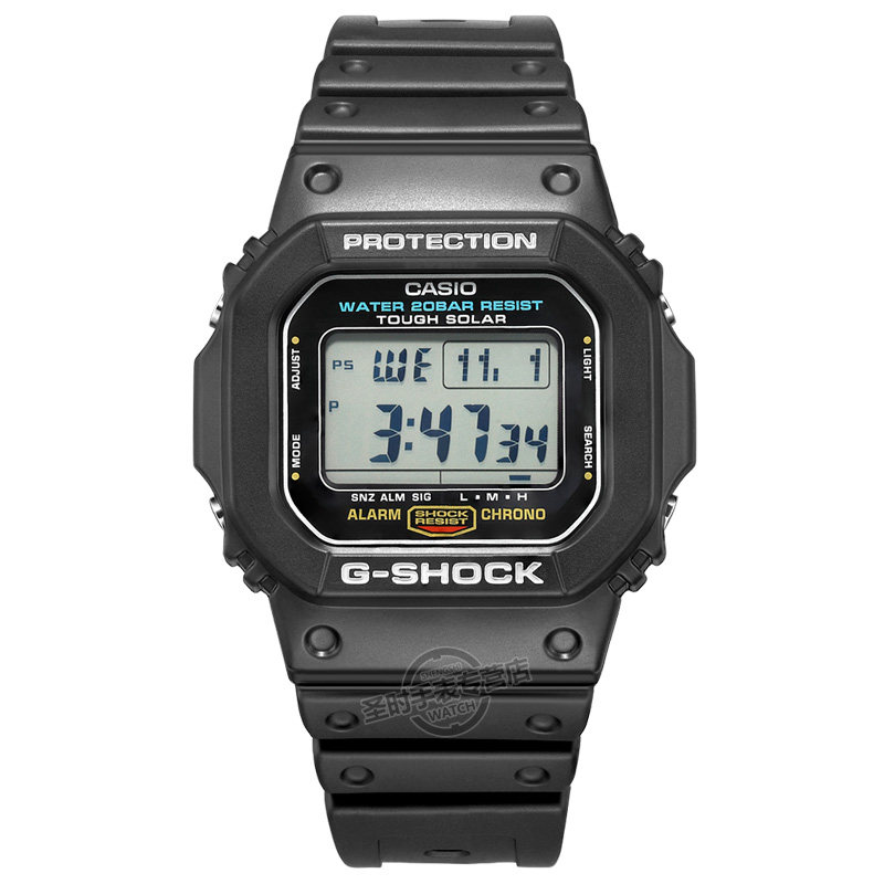 Casio King's Blue Watch Male G-SHOCK Goku Edition Black Samurai Small  Square Watch G-5600E-1D