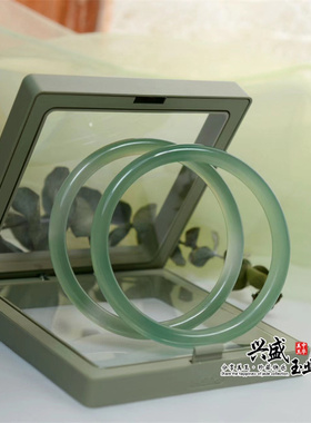 天然冰翠玛瑙美人条手镯油青玉髓叮当镯女士清醒雅致夏季玉石手环