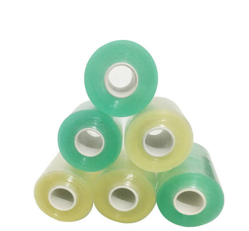 PVC缠绕膜环保包装膜静电膜自粘嫁接拉伸膜高透明蓝色黄色K保护膜 - 图3