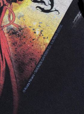Dark Wind Hellsing 2000's Single large夏季重磅tee短袖t恤