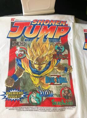 Shonen Jump游戏王Back pattern oversize white T-shirt短袖t恤