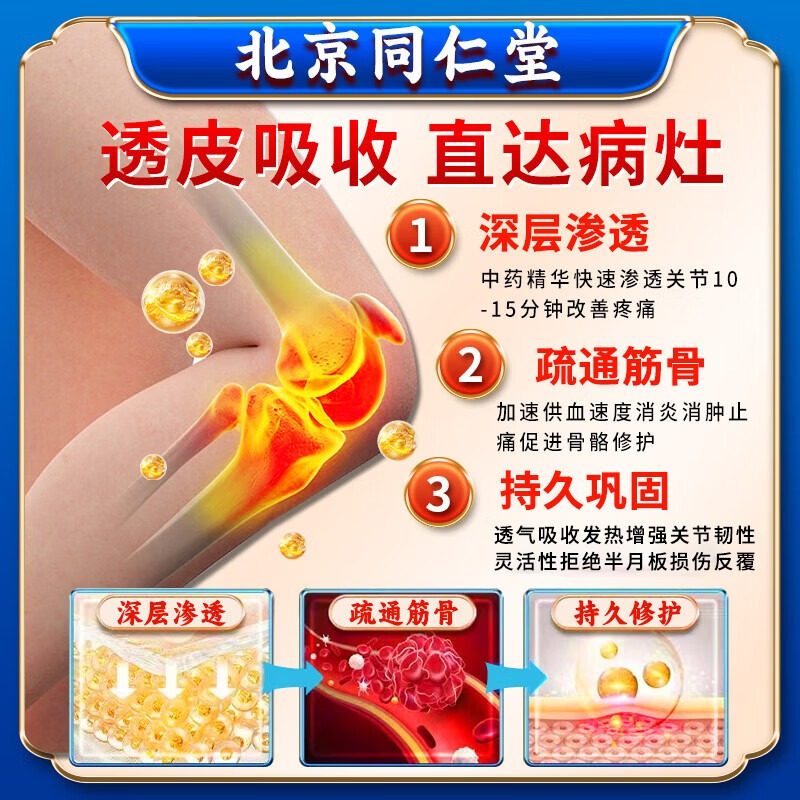 北京同仁堂半月板的损伤特效药膏关节贴膝盖疼痛积液专用修复神器,淘宝优惠券,粉丝福利购,淘宝优惠卷