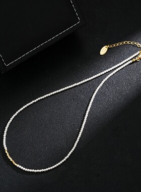 精致简约气质小米珠手链珍珠项链