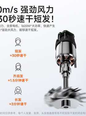 智能AI高速吹风机家用等离子护发
