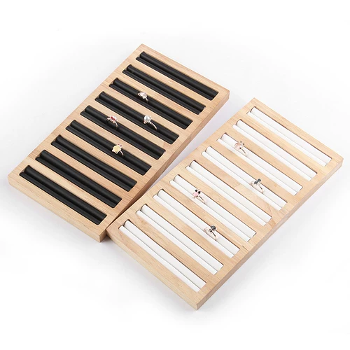 Натуральные квадратные серьги, стенд, кольцо, система хранения, ювелирное украшение