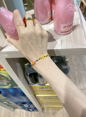 花朵手链亚克力日韩女