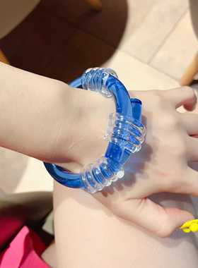 手链正品现货糖果色戒指亚克力