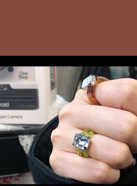 韩国宝石透明戒指测试推荐