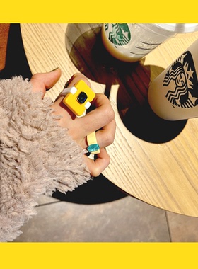 GREEN新品形撞色戒指日韩