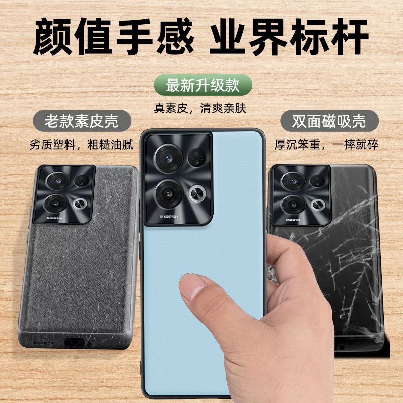 适用oppo新款reno8pro十手机壳女opporeno8proplus不顶膜opporene8pro+硅胶oppopfzm10男士opporone8pro加