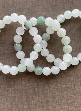 新中式圆条手镯子飘花半山半水女