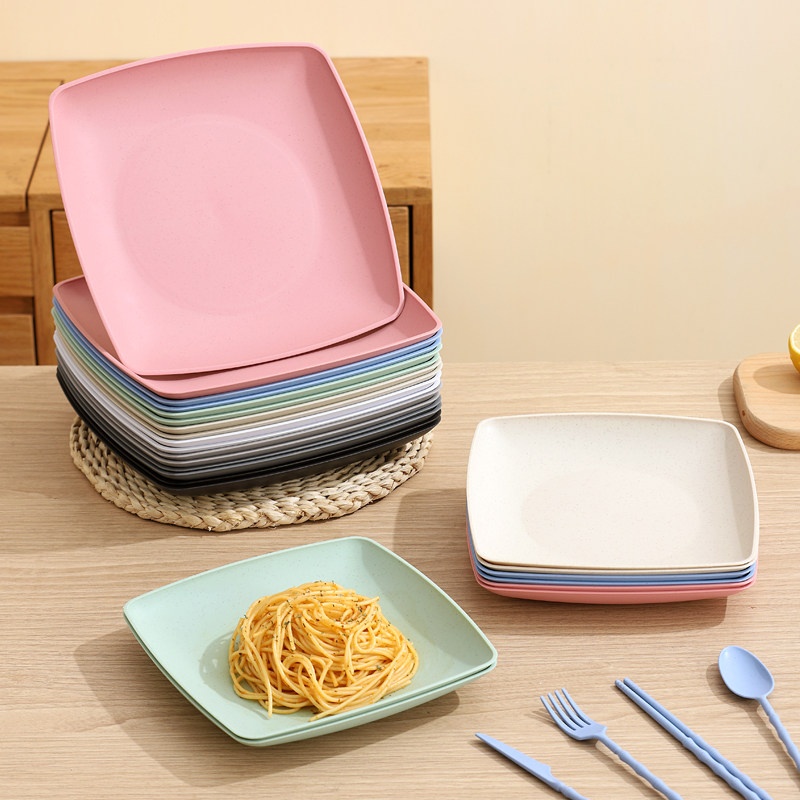 好一次性餐盘可降解环保加厚家用耐高温塑料蛋糕盘子野餐餐具碟子,淘宝优惠券,粉丝福利购,淘宝优惠卷