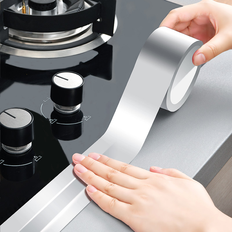 日本水槽防水贴铝箔厨房灶台美缝防霉水池封边边缘缝隙挡水条贴条,淘宝优惠券,粉丝福利购,淘宝优惠卷