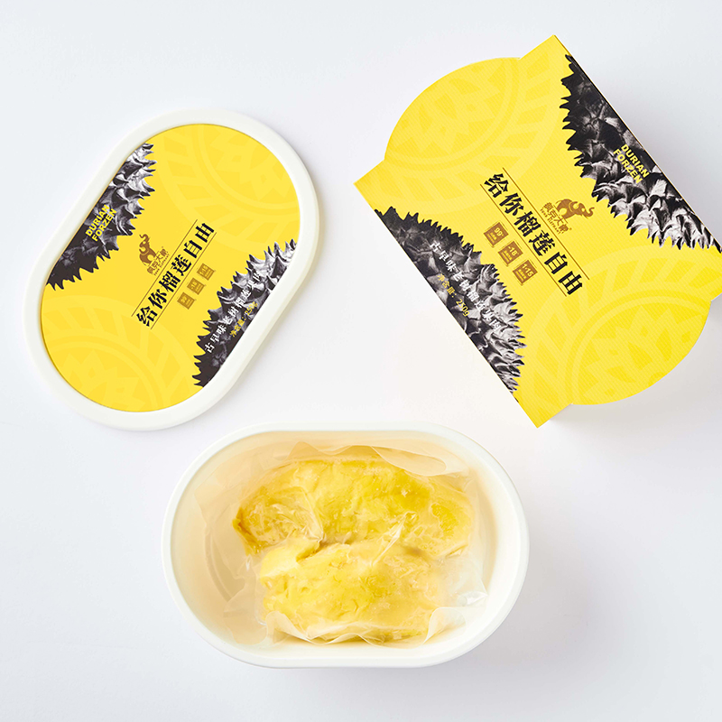 盒马鲜生旗舰店盒马泰国进口疯克大象冷冻榴莲250g*2/3盒时令热带水果冷冻榴莲肉3