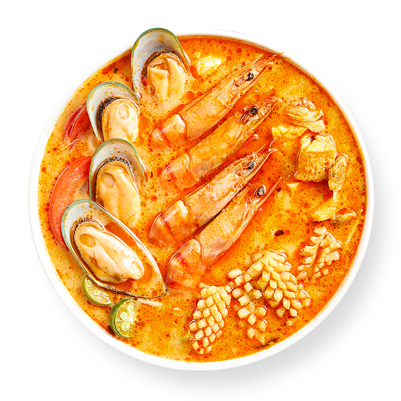 盒马鲜生旗舰店盒马御鲜锋快手菜冬阴功海鲜什锦火锅加热即烹预制懒人方便450g*23