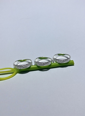 金包银乾隆极简女戒送闺蜜
