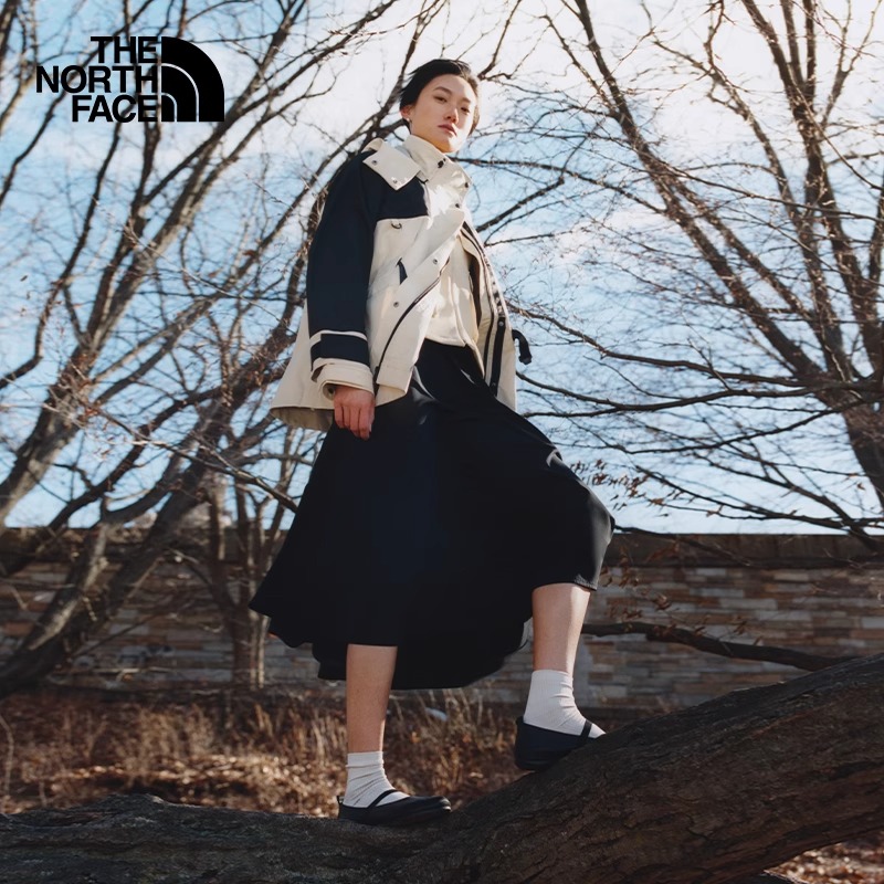 TheNorthFace北面户外25新款UE女款防风宽松防泼水A字半身裙|8CJ5 - 图1