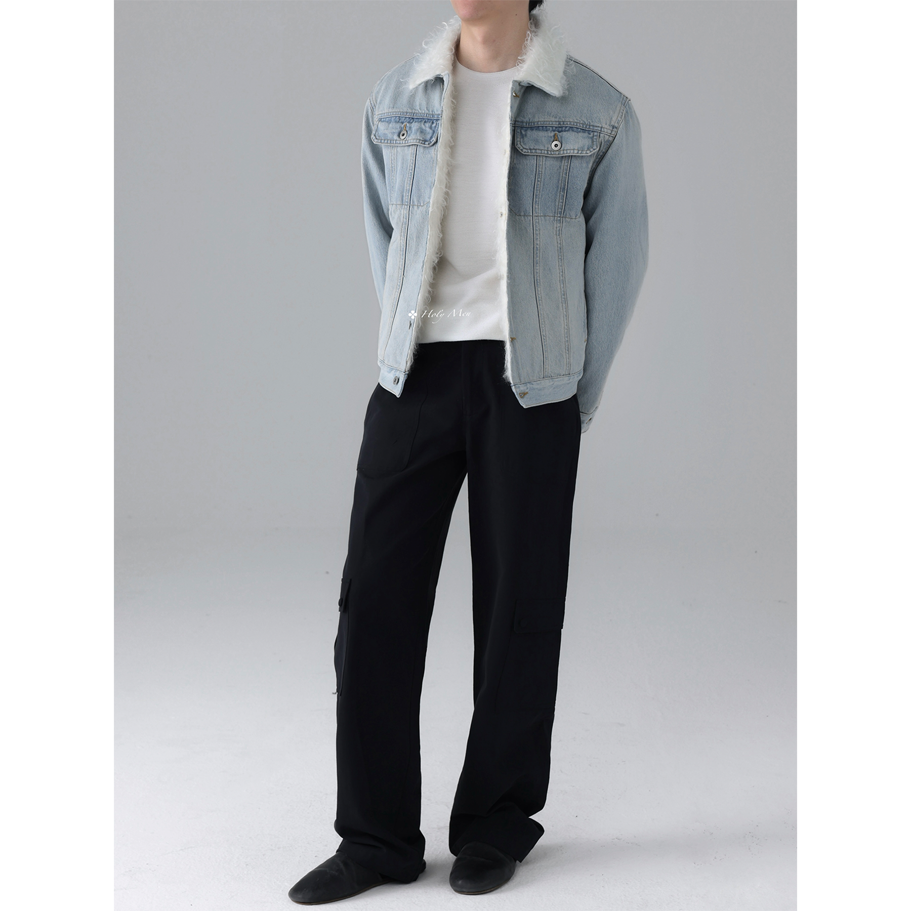 HolyMen | 25FW安哥拉山羊毛内里Kaihara重磅水洗牛仔夹克外套,淘宝优惠券,粉丝福利购,淘宝优惠卷