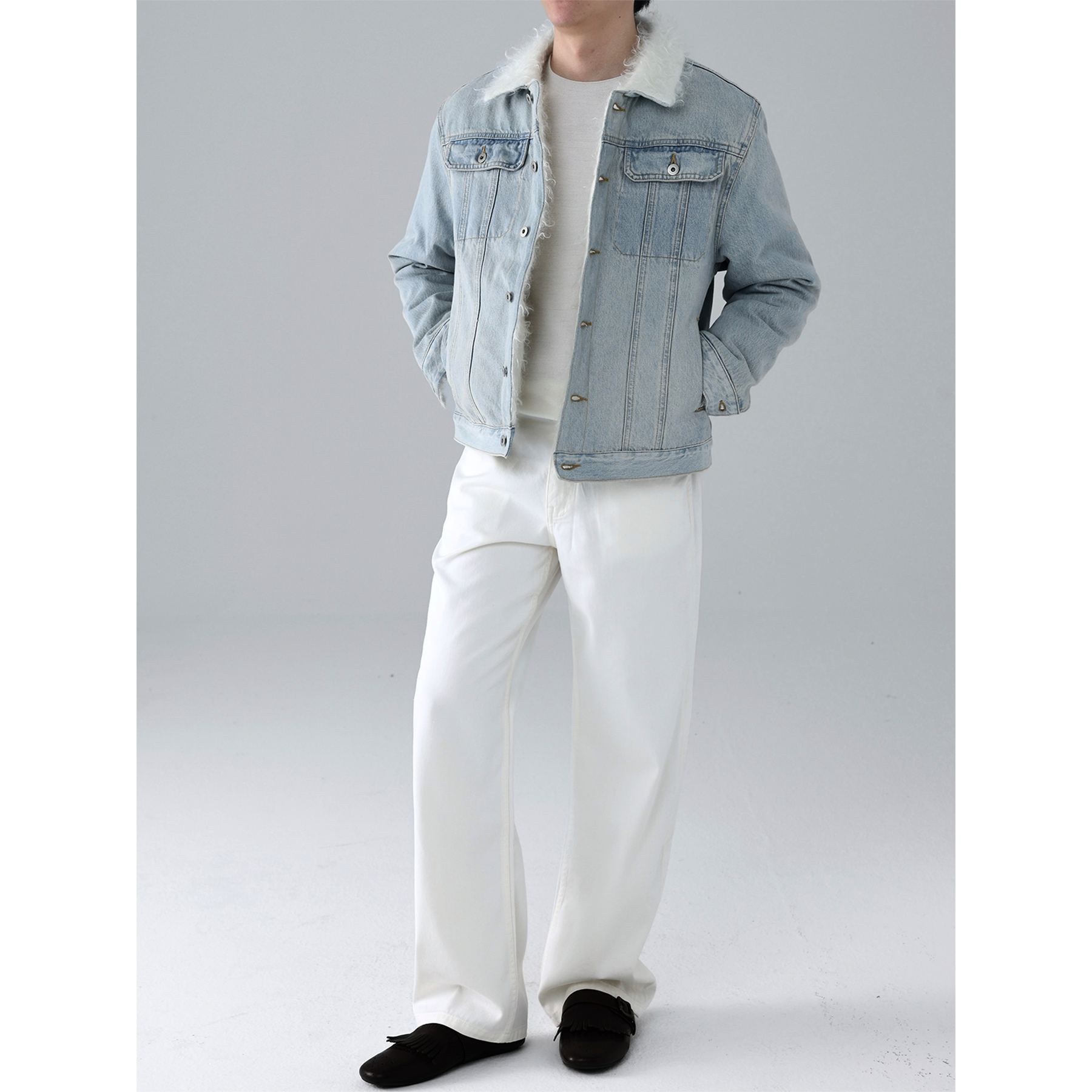 HolyMen | 25FW安哥拉山羊毛内里Kaihara重磅水洗牛仔夹克外套,淘宝优惠券,粉丝福利购,淘宝优惠卷