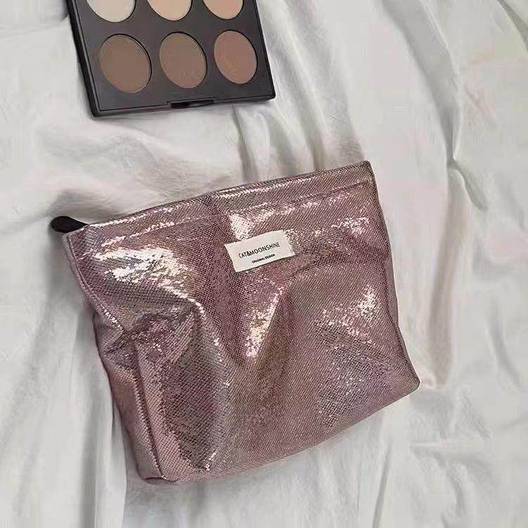 爆闪手拿包原创新款化妆包大容量洗漱包外出收纳包整理袋简约便携,淘宝优惠券,粉丝福利购,淘宝优惠卷