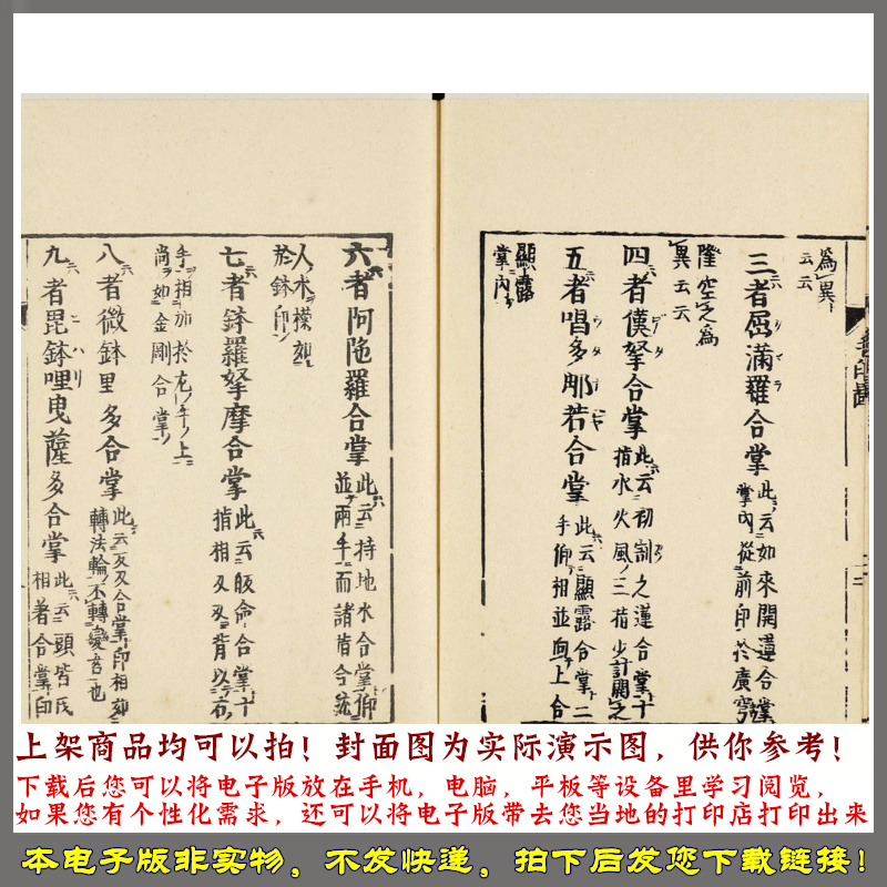 手印图.全.1684年藤井佐兵衛刊印 - 图0