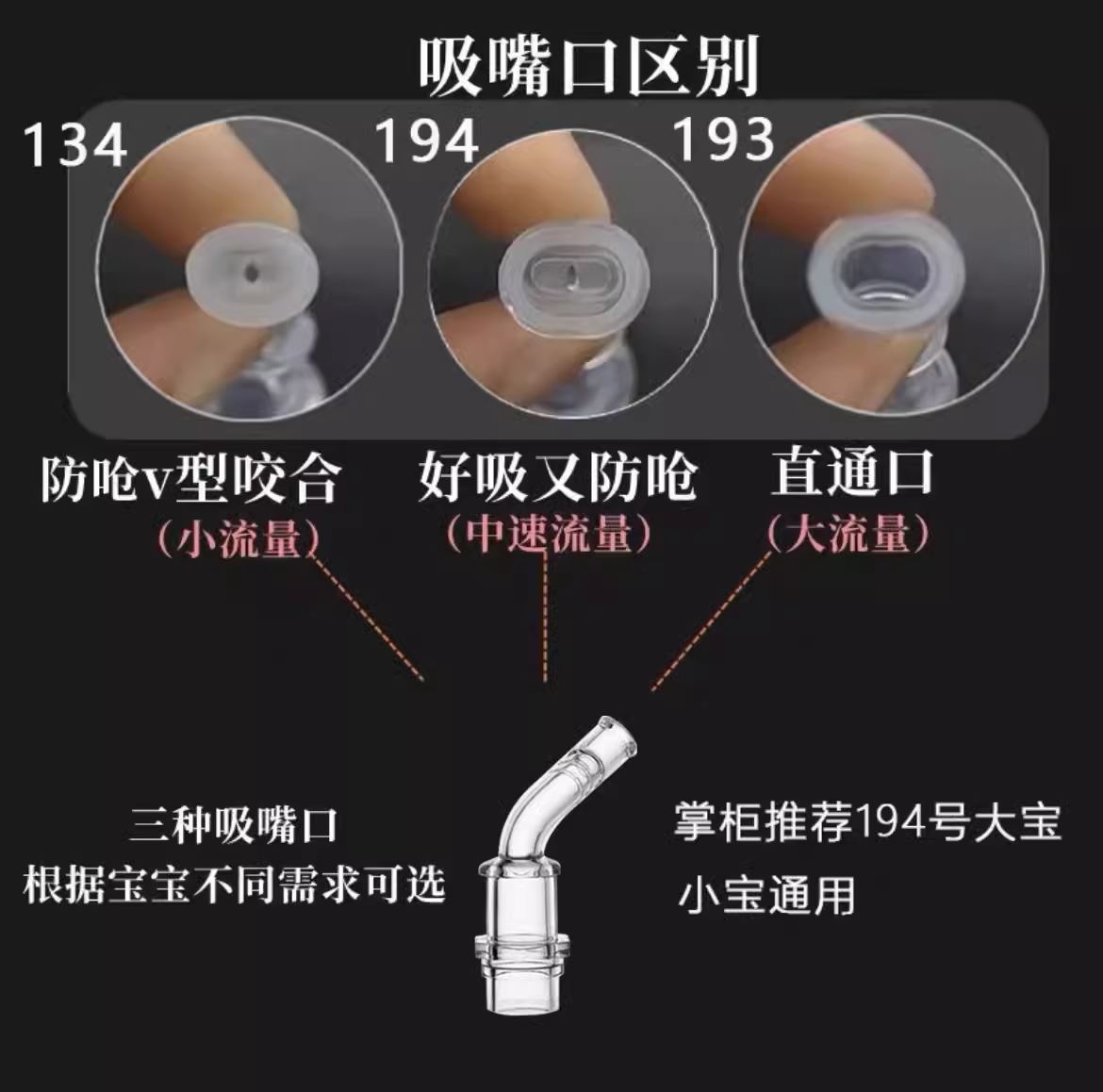 babycare三合一儿童保温杯316不锈钢水杯盖子水壶杯盖吸管配件-图2