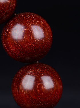 印度金星男士小叶紫檀佛珠