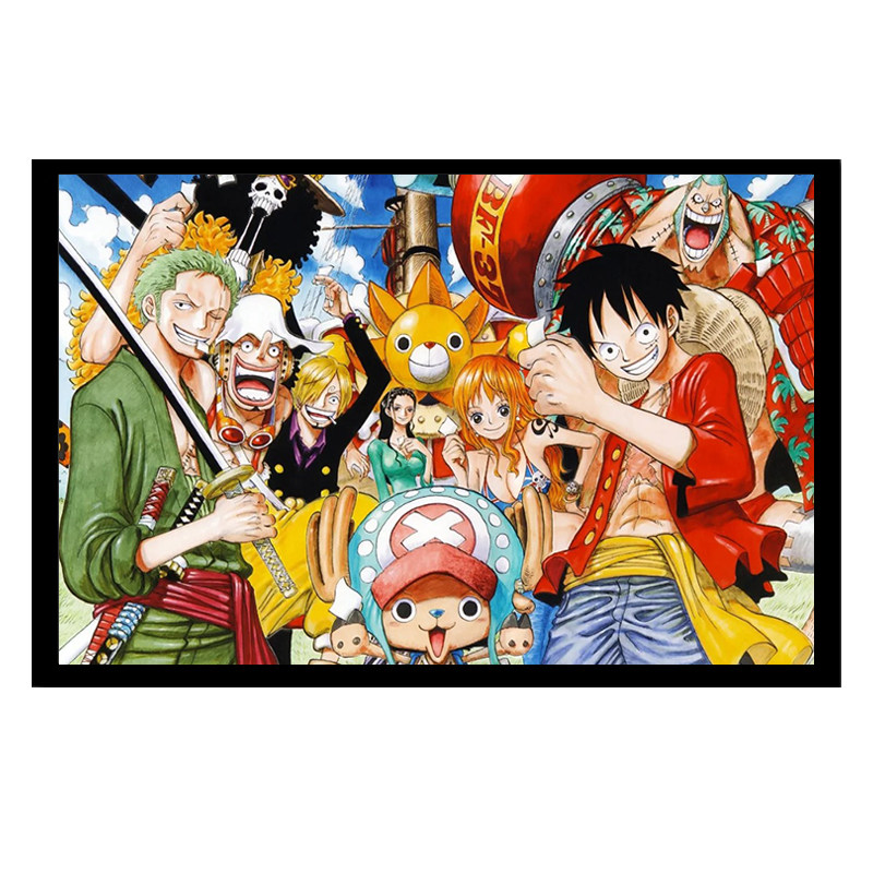 卡通海贼王十字绣2025新款5d满钻手工点贴钻带相框客厅装饰画,淘宝优惠券,粉丝福利购,淘宝优惠卷