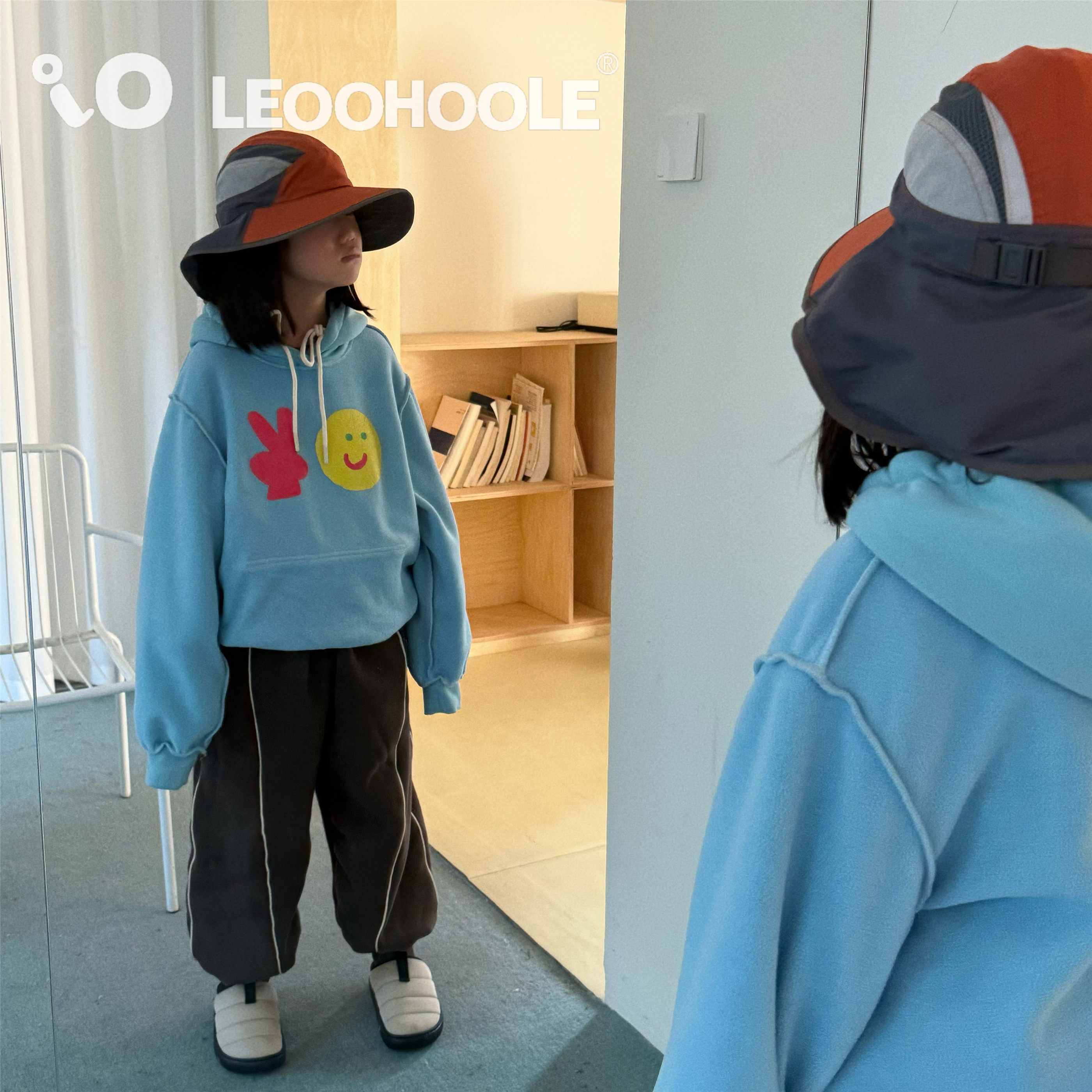 LEOOHOOLE | 哦哦乐 5A抗菌自发热一体绒双面穿连帽卫衣,淘宝优惠券,粉丝福利购,淘宝优惠卷