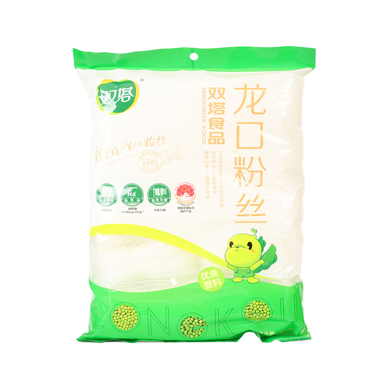 正宗双塔龙口粉丝500g蒜蓉扇贝绿豆粉条丝粉火锅食材商用山东特产 - 图3