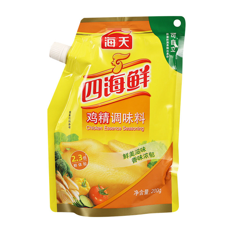 海天四海鲜鸡精200g调味料带嘴带盖味精家用炒菜提鲜调料大袋商用,淘宝优惠券,粉丝福利购,淘宝优惠卷