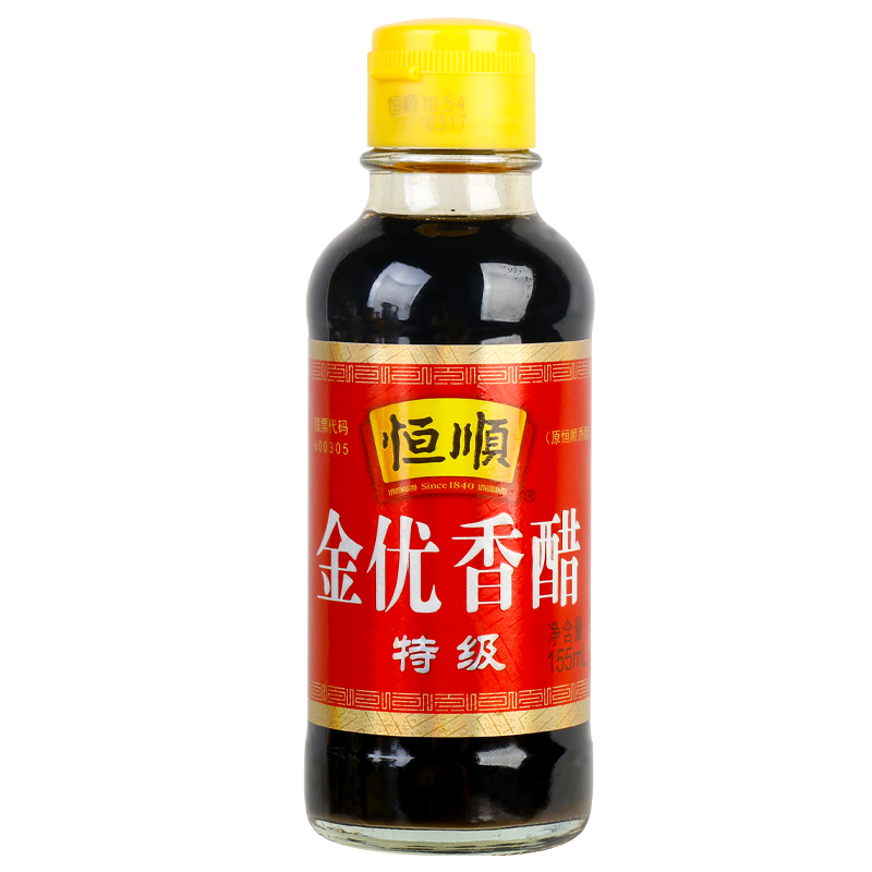 7瓶包邮 恒顺金优香醋特级155ml 粮食酿造食醋家用小瓶装镇江特产 - 图0