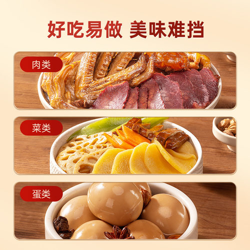 好人家五香老卤汁卤料包120g袋装家用川味香辣卤肉酱汁卤水调味料 - 图1