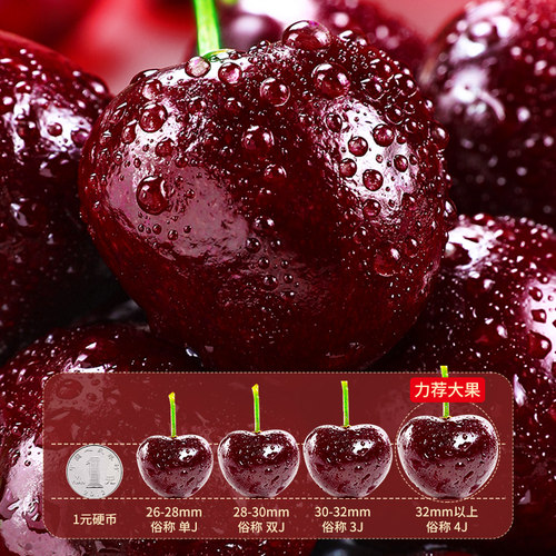 车厘子新鲜水果包邮樱桃5斤装礼盒3j智利进口孕妇5j4j官方旗舰店 - 图1