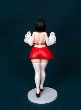 二次元美少女 原画 KK胖巫女 站姿 机箱桌面 摆件 模型 盒装手办