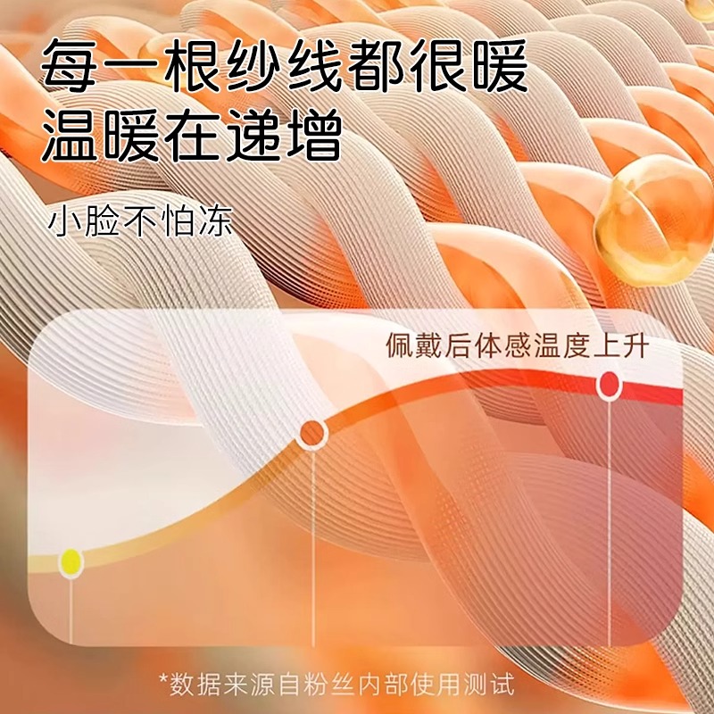 2024新款秋冬季卡通儿童保暖口罩3至12岁男女童防风寒防晒面罩